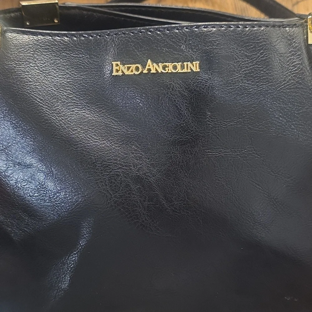 ENZO ANGIOLINI Vintage Vegan Leather Satchel‎